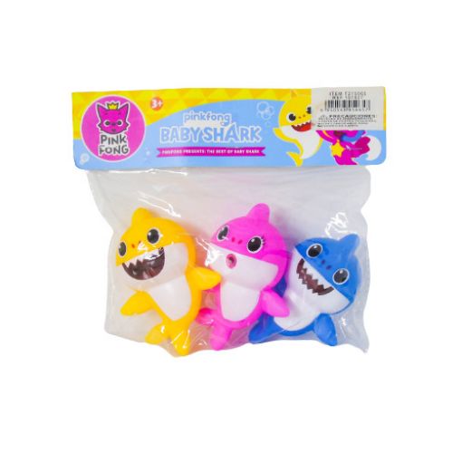 Imagen de MUÑECO VINIL BABY SHARK 3PCS R7827 