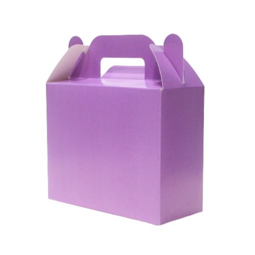 Imagen de CAJITA CARTON 14X11X6CM MORADO 1/10 