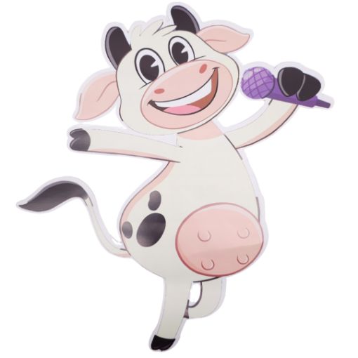 Imagen de LAMINA PARA DECORAR VACA LOLA 1/1 
