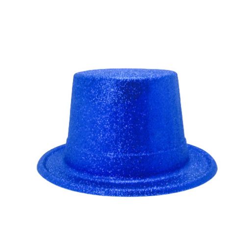 Imagen de SOMBRERO BRILLO ESCARCHA AZUL 