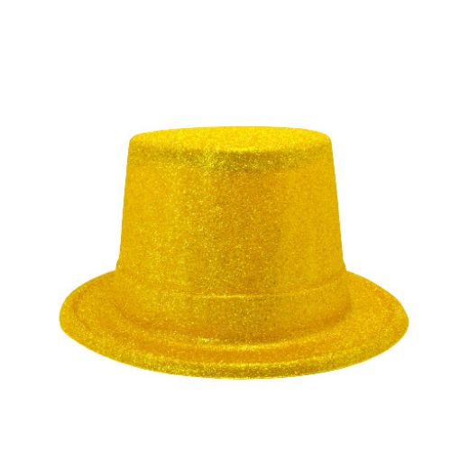 Imagen de SOMBRERO BRILLO ESCARCHA DORADO 