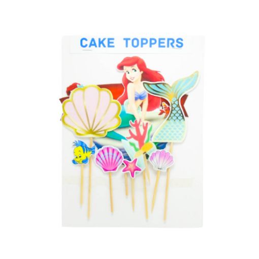 Imagen de CAKE TOPPER MOTIVO SIRENITA 1/6 