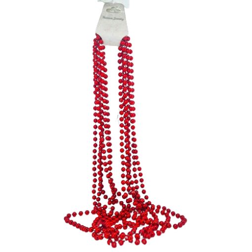 Imagen de COLLAR BOLITA COLOR ROJO 1/6 