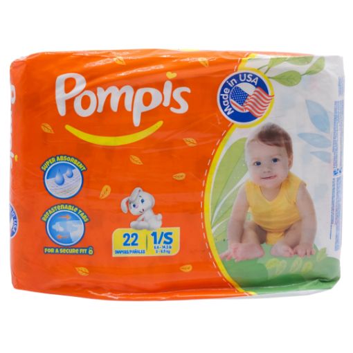 Imagen de PAÑALES POMPIS 1/S 12/22