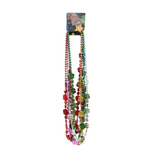 Imagen de COLLAR BOLITA SIGNO DINERO MULTICOLOR 1/6 