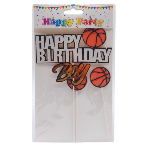 Imagen de CAKE TOPPER BALONCESTO