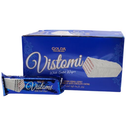 Imagen de GTA. VISTOMI WAFER CHOC BLANCO 6/24