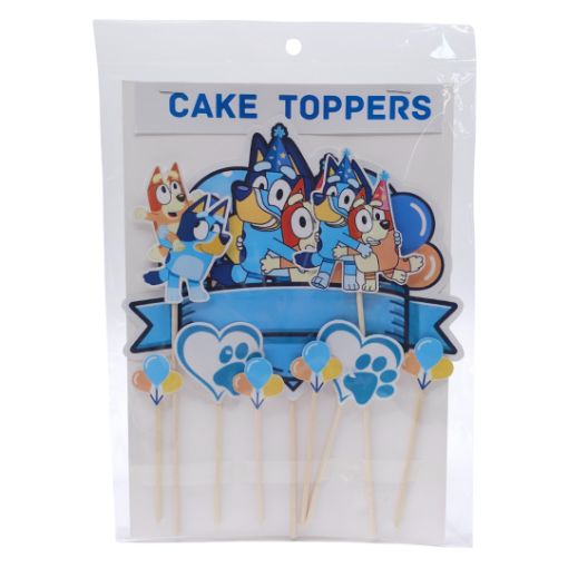 Imagen de CAKE TOPPER MOTIVO BLUEY 1/6 