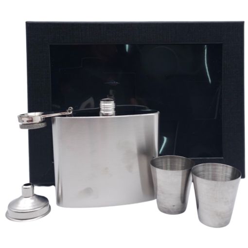 Imagen de PETACA 5OZ EN ESTUCHE + ACCESORIOS