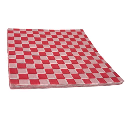 Imagen de LAMINA ENCERADA ROJA 12X12" 200/25
