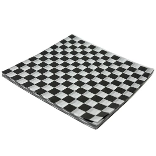 Imagen de LAMINA ENCERADA NEGRO 12X12" 200/25
