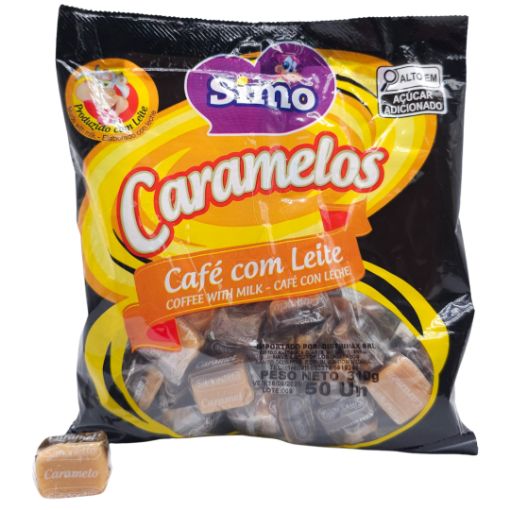 Imagen de CARAMELO SIMO LECHE/CAFE 25/50