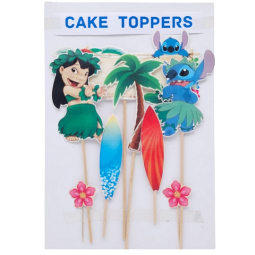 Imagen de CAKE TOPPER MOTIVO LILO Y STITCH 1/6