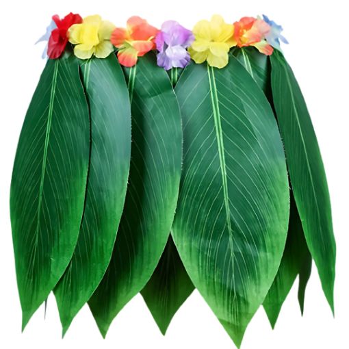 Imagen de FALDA HAWAIANA HOJA  (REF.2583) 