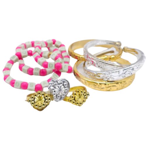 Imagen de PULSERAS Y ANILLO PIÑATERIA CELEBRATEX 1/12