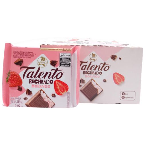 Imagen de GAROTO TALENTO FRESA 1/12 85 GR