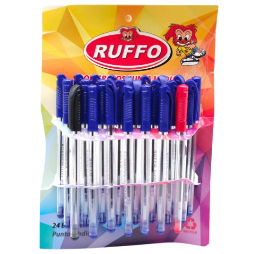 Imagen de LAPICERO RUFFO COLORES 1/24 