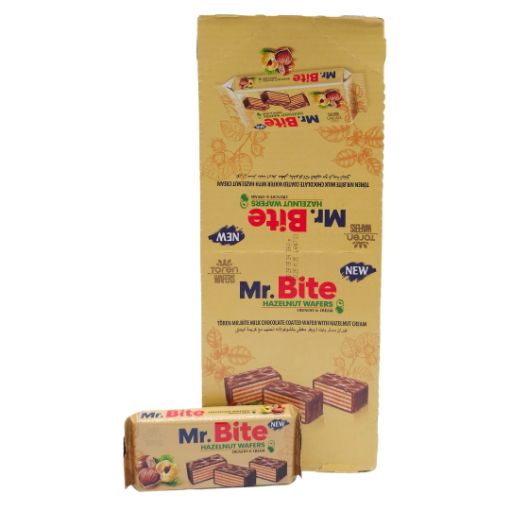 Imagen de CHOC. MR.BITE AVELLANA CHOCOLATE 6/24