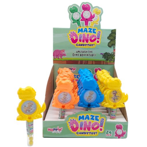 Imagen de DINO MAZE CANDY TOY 12/24