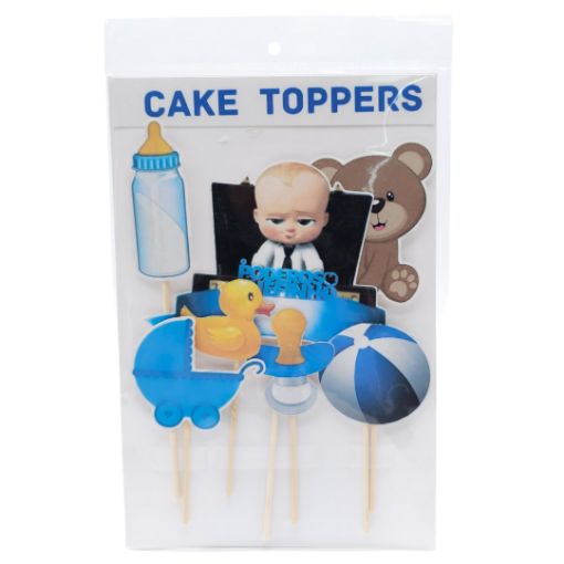 Imagen de CAKE TOPPER MOTIVO JEFE EN PAÑALES 1/6 