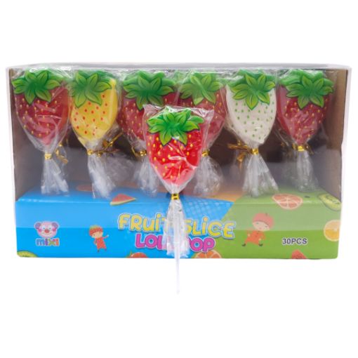 Imagen de PALETA SANDIA/FRESA FRUIT SLICE MIXI 20/30