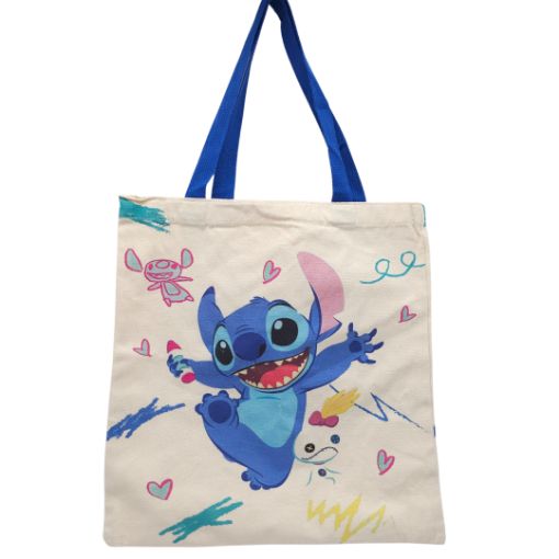 Imagen de BOLSA DE TELA STITCH 35X35CM