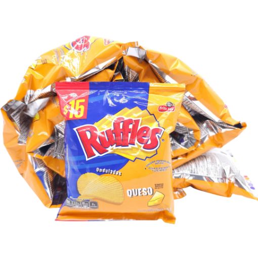 Imagen de PICAD. LAY RUFFLES QUESO 18 G 6/12