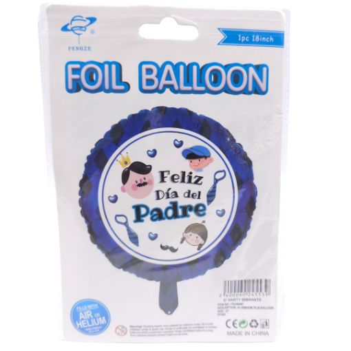 Imagen de GLOBO FELIZ DIA PADRE 18 PULGADAS