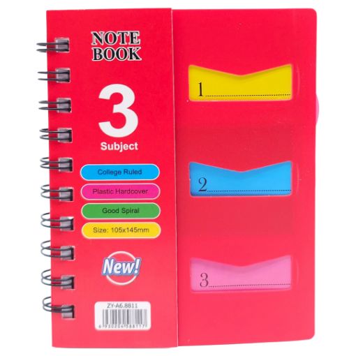 Imagen de LIBRETA ORGANIZADORA 240PG ROJO 