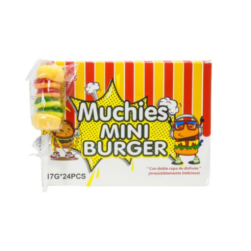 Imagen de GOMITA MINI BURGUER MUCHIES 24/24 