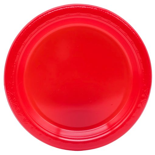 Imagen de PLATO PLAST.7" ROJO 1/10