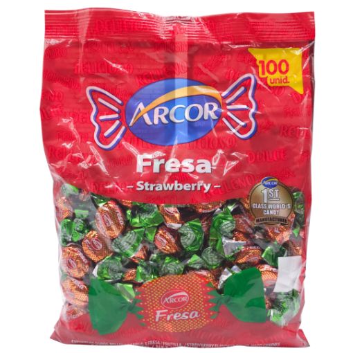 Imagen de MENTA ARCOR FRESA 12/100 