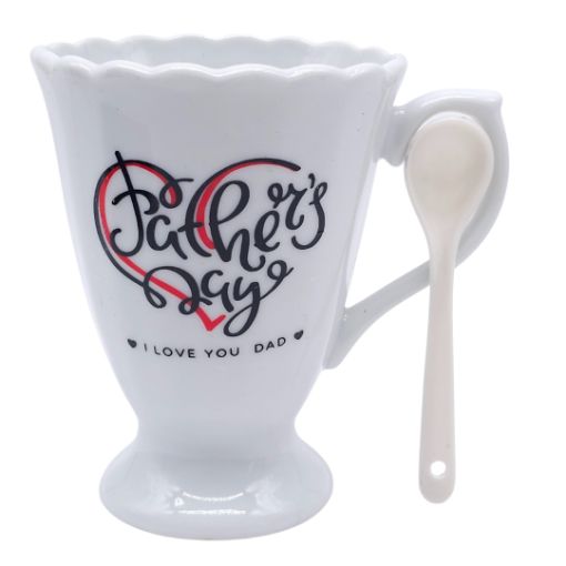 Imagen de TAZA PADRES CON CUCHARA EN CAJA R20-1F