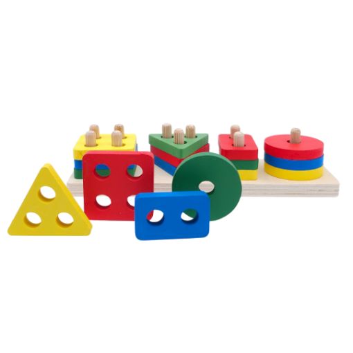 Imagen de JUEGO MADERA CON FORMAS R11317