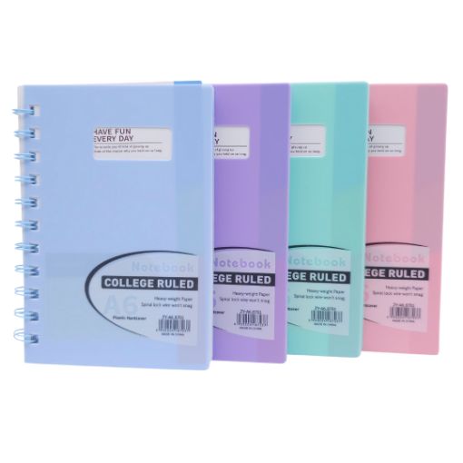Imagen de LIBRETA COLORES PASTELES 160PAG 
