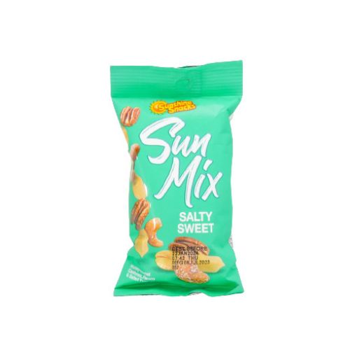 Imagen de SUN MIX NUECES MIXTAS SALTY SWEET 4/12 58 GR 