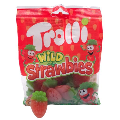 Imagen de TROLLI WILD STRAWBIES 12/100 G