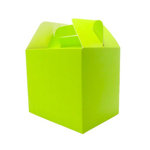 Imagen de CAJITA CUMP. VERDE MANZANA 14X12.5X11CM 6/1 