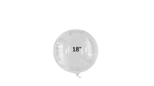 Imagen de GLOBO BURBUJA TRANSPARENTE 18"