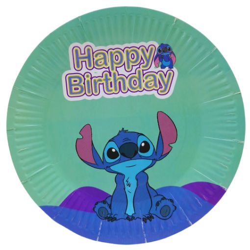 Imagen de PLATO CARTON 6" STITCH 1/10