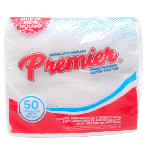 Imagen de SERVILLETA CUADRADA PREMIER 60/50