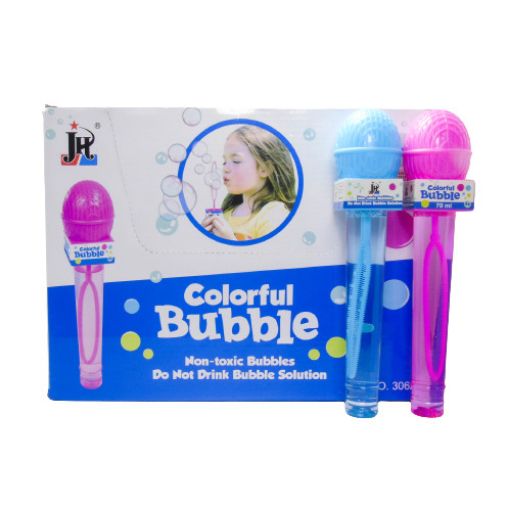 Imagen de BURBUJA MICROFONO AZUL/ROSA 70 ML