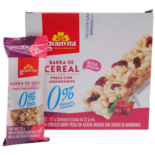 Imagen de BARRA CEREAL GRANVITA 12/6