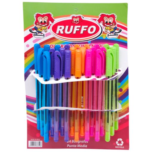 Imagen de LAPICERO RUFFO COLORES 1/24 