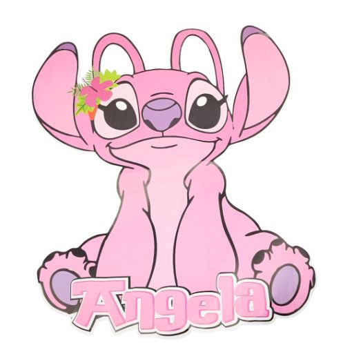 Imagen de LAMINA PARA DECORAR STICH ROSA 1/1 