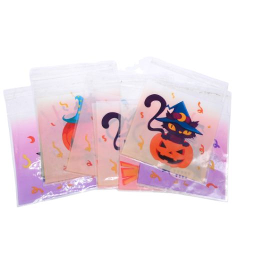 Imagen de FUNDAS VARIADAS 9.5X9.5CM HALLOWEEN 1/10 