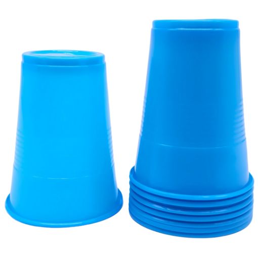 Imagen de VASO PLASTICO 9OZ AZUL 1/8
