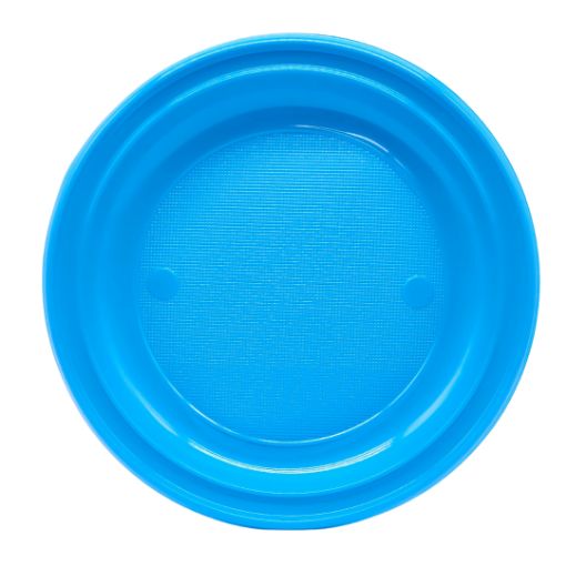 Imagen de PLATO PLASTICO 9" AZUL 1/8