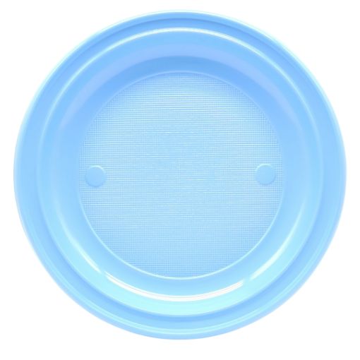 Imagen de PLATO PLASTICO 9" AZUL BEBÉ 1/8