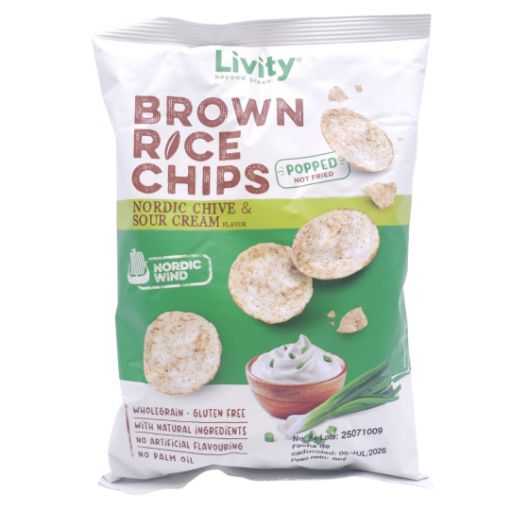 Imagen de RICE CHIPS SOUR CREAM 12/70 GR